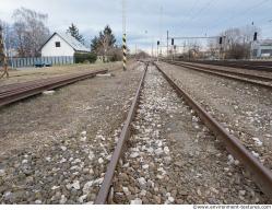 Photo Textures of Background Railway